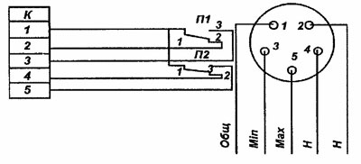 Электрическая схема термометра ТКП-160Сг-М2