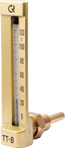 Термометр жидкостной виброустойчивый ТТ-В угловой