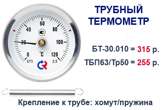 Термометр трубный - цена