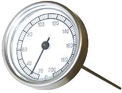 Термометр биметаллический  ТБП-40 (игольчатый)